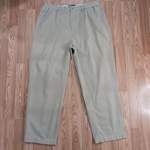 VTG Polo Ralph Lauren Andrew Khaki Pants Pleated Relaxed Straight Leg 38x30